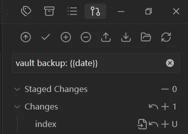 Shortcut of the Git Plugin